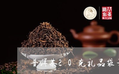 普洱茶20克礼品袋子/2023120615945