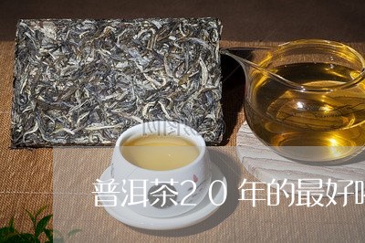 普洱茶20年的最好喝/2023062250705