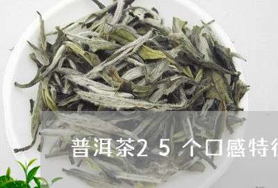 普洱茶25个口感特征/2023062704826