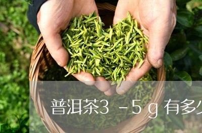 普洱茶3-5g有多少/2023061896360