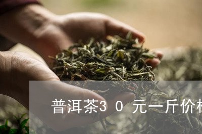 普洱茶30元一斤价格/2023092718572