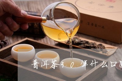 普洱茶30年什么口感/2023080134948