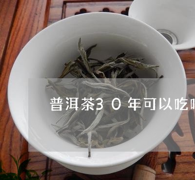 普洱茶30年可以吃吗/2023073005048