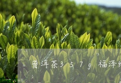 普洱茶357g福泽绵长/2023102428172