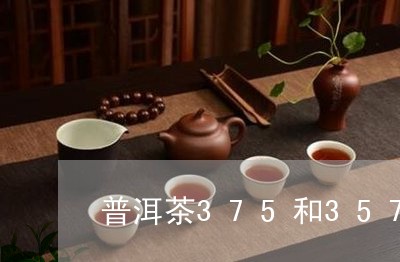 普洱茶375和357/2023080391606