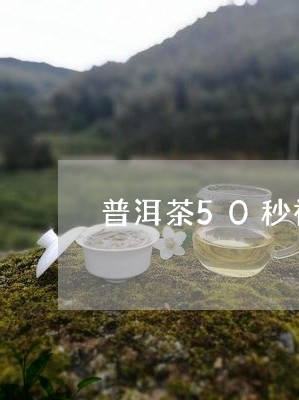 普洱茶50秒视频制作方法/2023121631717