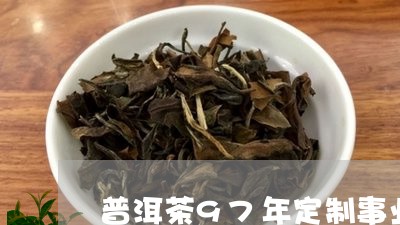 普洱茶97年定制事业青饼/2023081515028