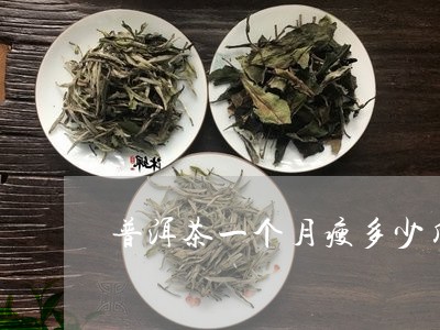 普洱茶一个月瘦多少斤/2023092501794