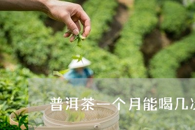 普洱茶一个月能喝几次/2023061461614