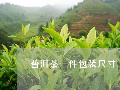 普洱茶一件包装尺寸/2023091527160