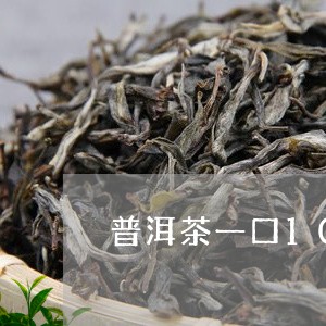 普洱茶一口1000元/2023062202815