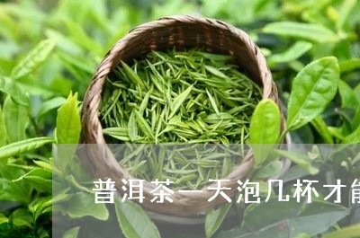 普洱茶一天泡几杯才能减肥/2023051161962