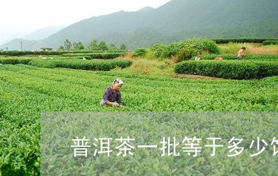 普洱茶一批等于多少饼/2023092767351