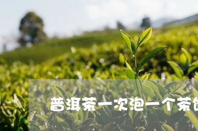 普洱茶一次泡一个茶饼/2023072225037