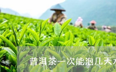 普洱茶一次能泡几天水喝/2023050415148