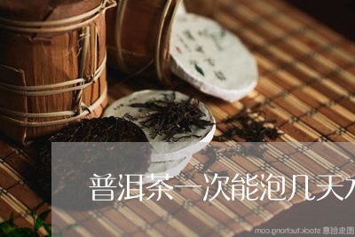 普洱茶一次能泡几天水才能喝/2023110677149