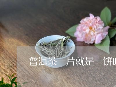 普洱茶一片就是一饼吗/2023092784707