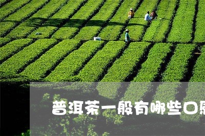 普洱茶一般有哪些口感特征/2023112421603