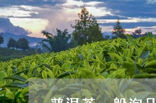 普洱茶一般泡几泡喝普洱怎么泡熟茶/2023060380694