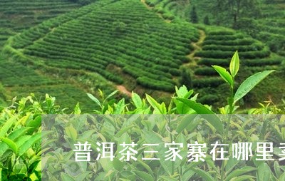 普洱茶三家寨在哪里卖好/2023082738593