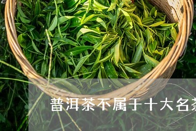 普洱茶不属于十大名茶/2023061572837