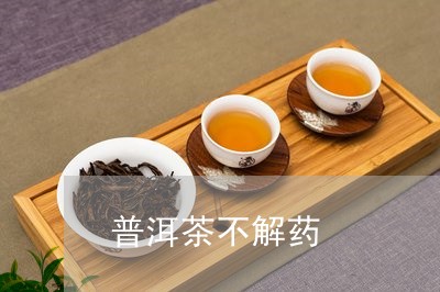 普洱茶不解药/2023042737744