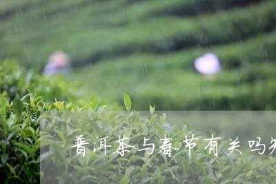 普洱茶与春节有关吗知识/2023121615050