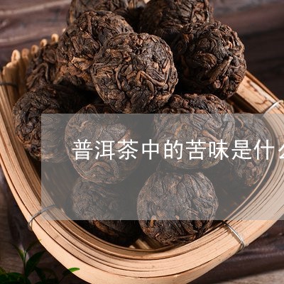 普洱茶中的苦味是什么味道/2023102564837