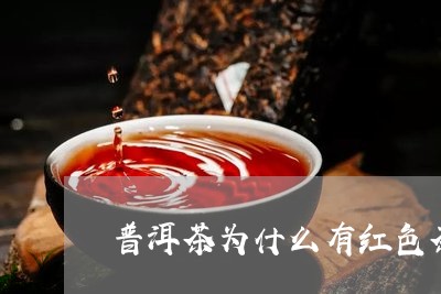 普洱茶为什么有红色茶水/2023103143827