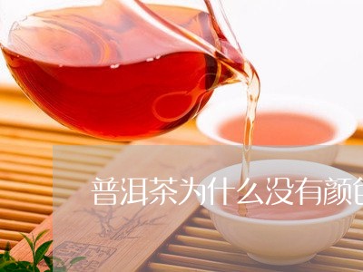 普洱茶为什么没有颜色/2023080216248