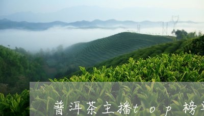 普洱茶主播top榜单/2023110319662