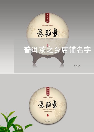 普洱茶之乡店铺名字/2023112796040