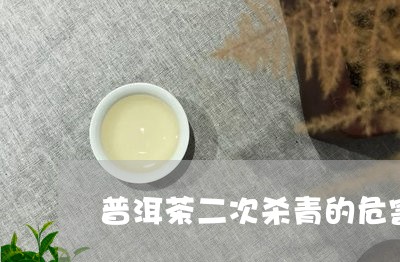 普洱茶二次杀青的危害/2023072277715