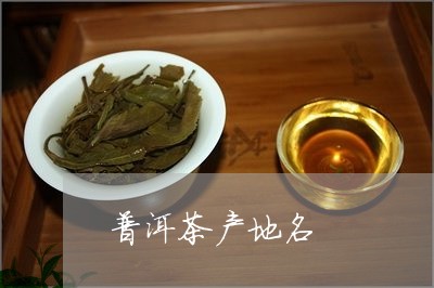 普洱茶产地名/2023042706463