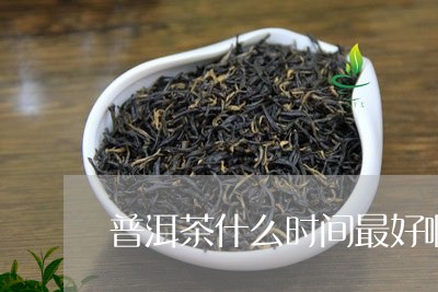 普洱茶什么时间最好啊/2023062337947