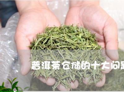 普洱茶仓储的十大问题/2023092649583