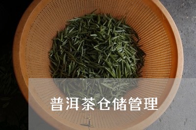 普洱茶仓储管理/2023081551603