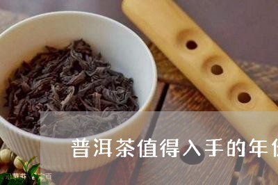 普洱茶值得入手的年份/2023120697179