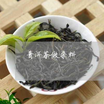 普洱茶做染料/2023042634343