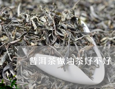 普洱茶做油茶好不好/2023120540603