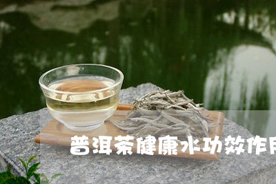 普洱茶健康水功效作用/2023082900372