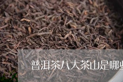 普洱茶八大茶山是哪些山/2023110649370