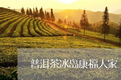 普洱茶冰岛康福人家/2023071139261