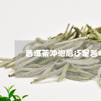 普洱茶冲泡后还是苦味/2023120696169