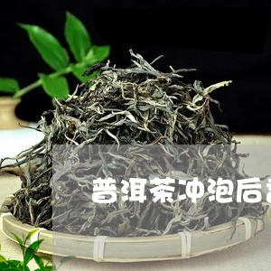 普洱茶冲泡后香味/2023120427262