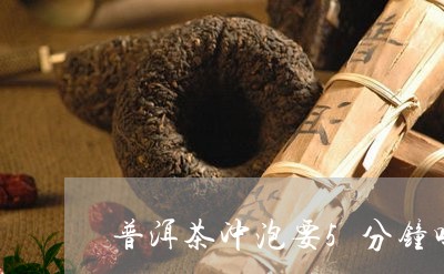 普洱茶冲泡要5分钟吗/2023092682848