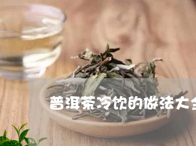 普洱茶冷饮的做法大全/2023120690796