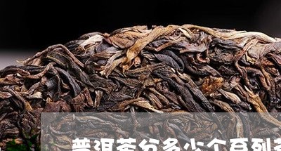 普洱茶分多少个系列茶叶/2023110666947