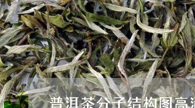 普洱茶分子结构图高清原图/2023121653137