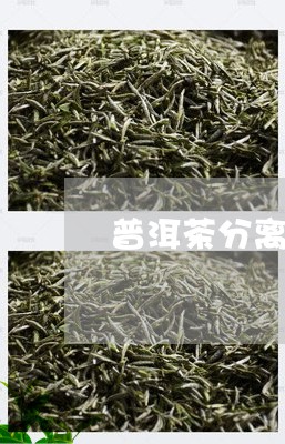 普洱茶分离器的作用原理/2023121657062